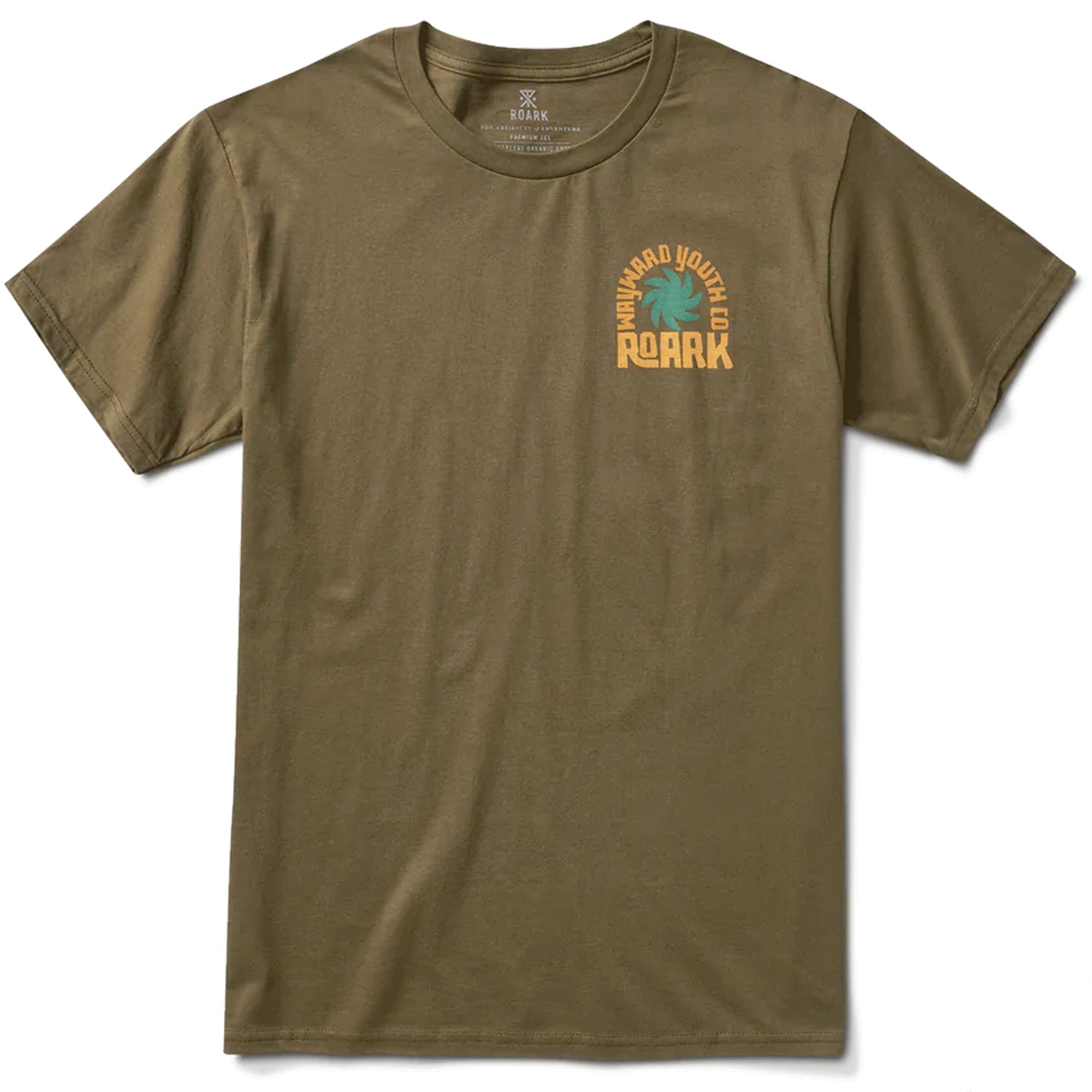 Roark Wayward Youth Army S/S T-Shirt - Army