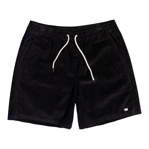 Quiksilver Taxer Corduroy 18.5" Men's Walkshorts - Black