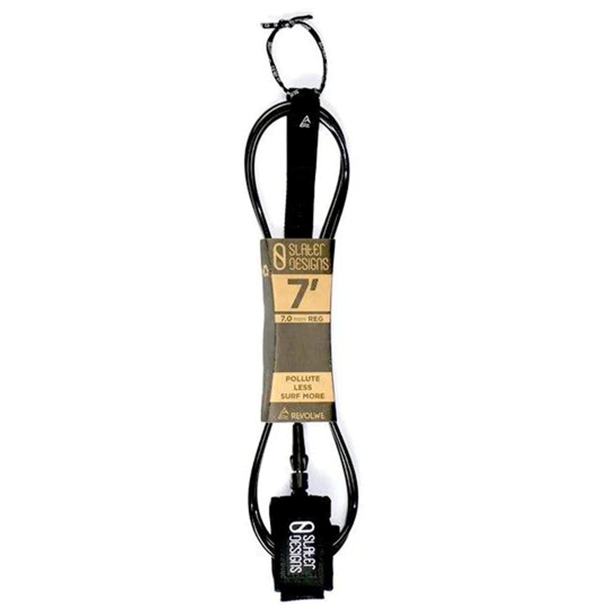 Firewire Slater Designs 7' Regular Surfboard Leash - Black