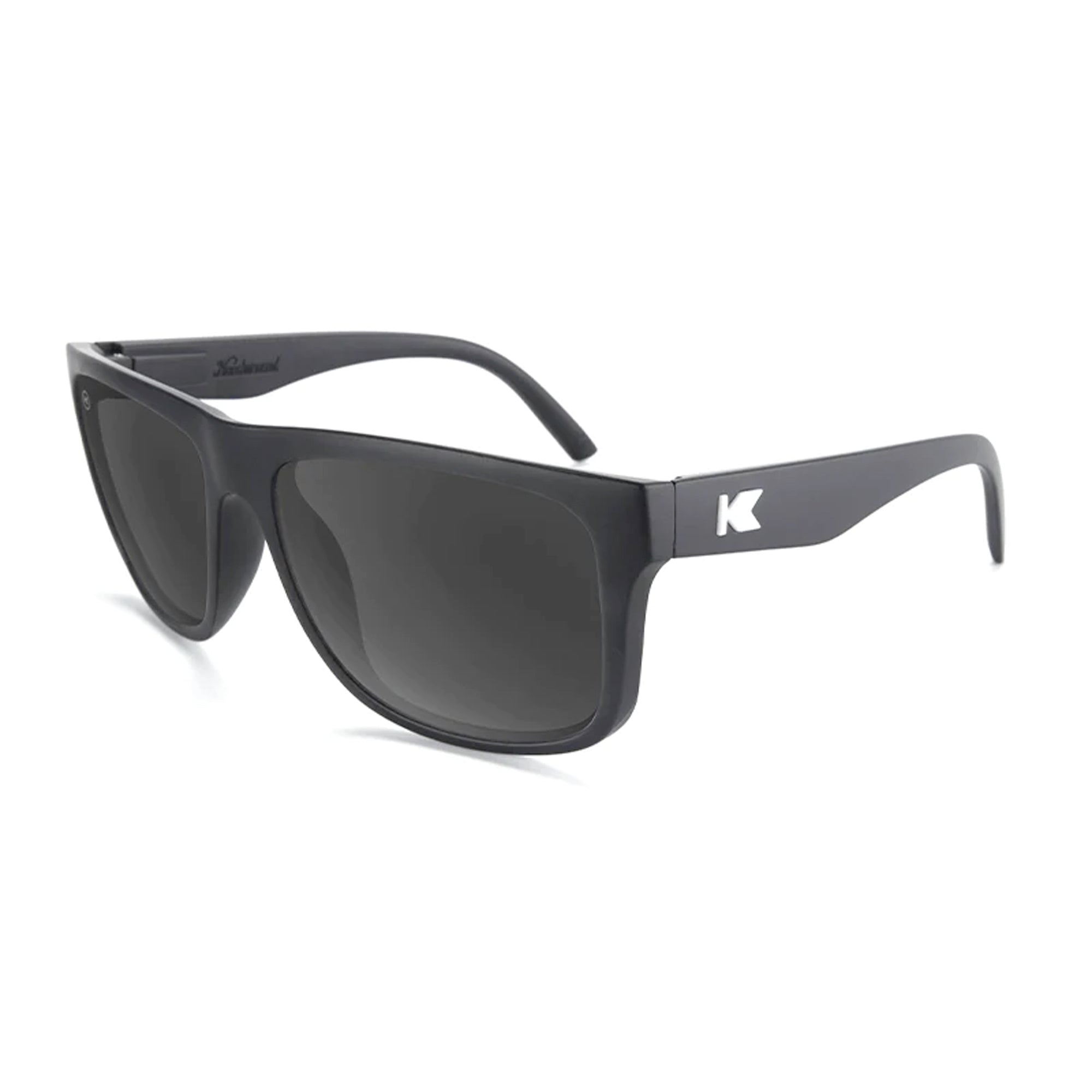 Knockaround Torrey Pines Men's Sunglasses - Matte Black/Smoke Polarized