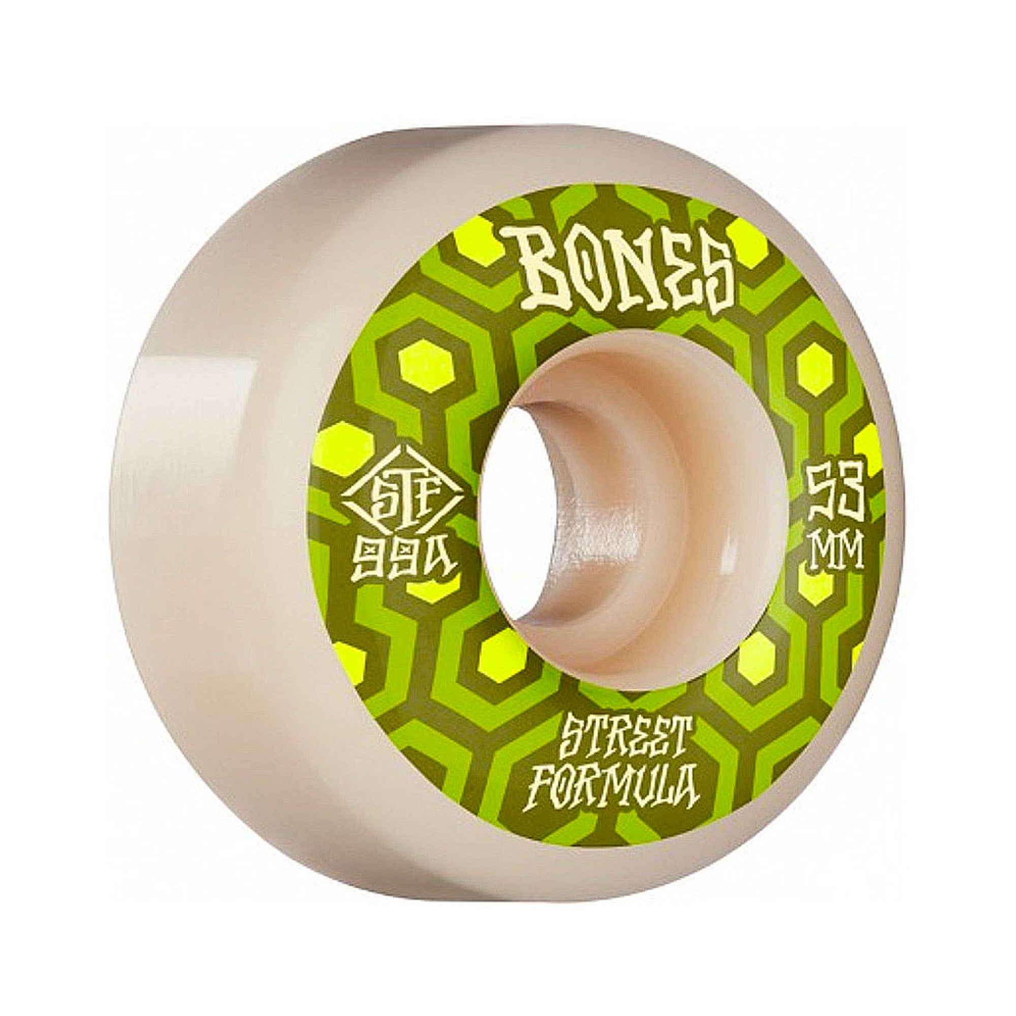 Bones STF V1 Retros 53mm 99a Skateboard Wheels - Green