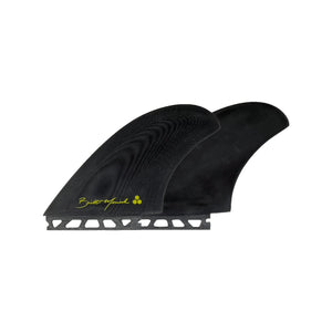 Channel Islands Britt Merrick Twin Surfboard Fins - Black