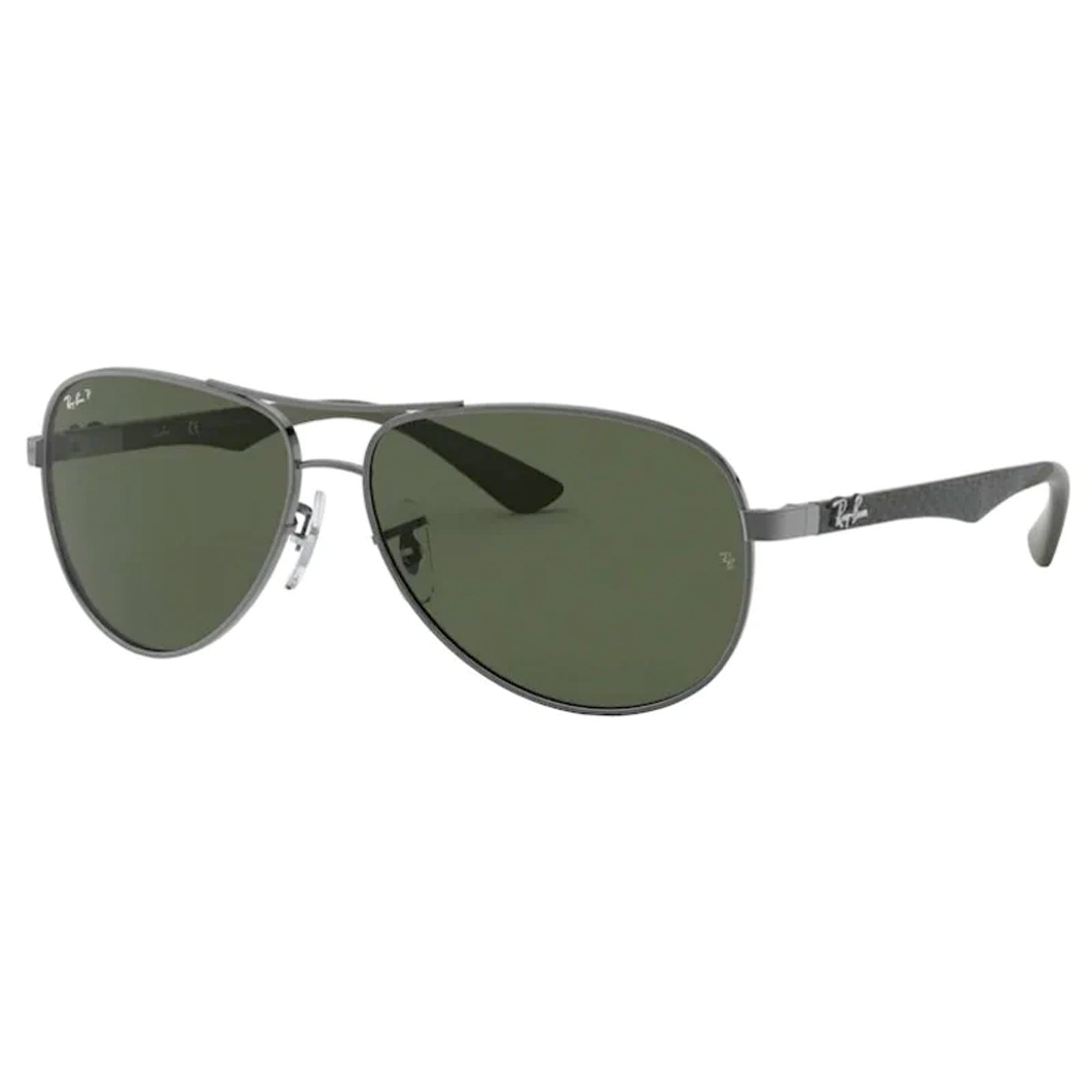 Ray-Ban Carbon Fibre Men's Sunglasses - Black/Green