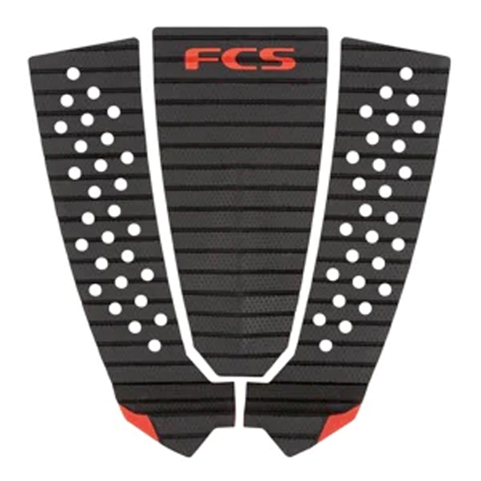 FCS Filipe Toledo Tread-Lite Traction Pad - Charcoal/Red