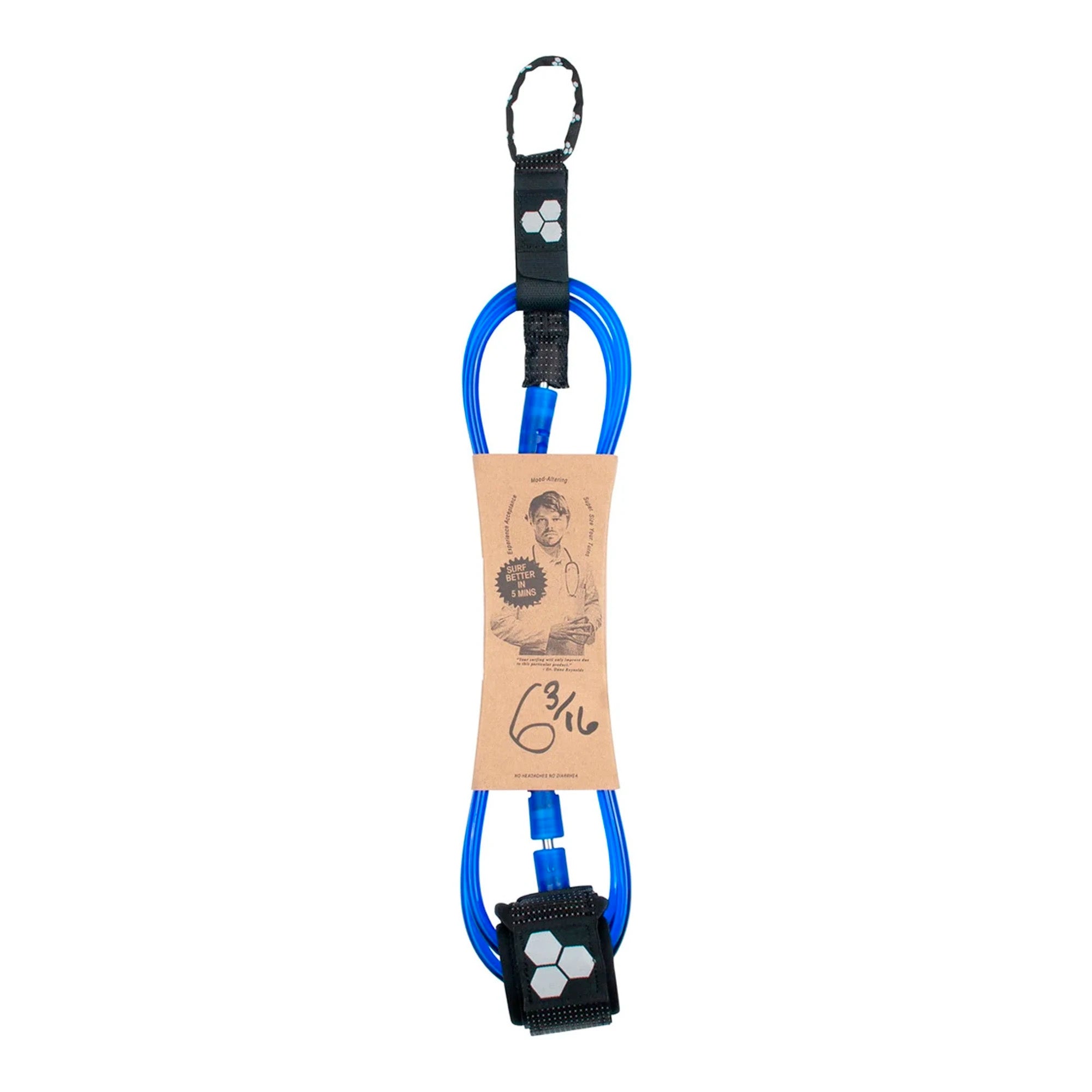 Channel Islands Dane Reynolds 6' Comp Surfboard Leash - Blue