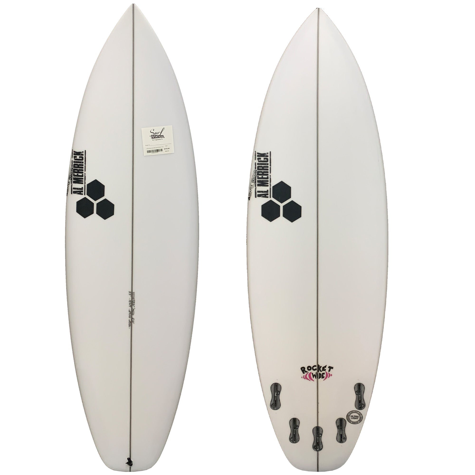 Channel Islands Rocket Wide Squash Surfboard - FCS II