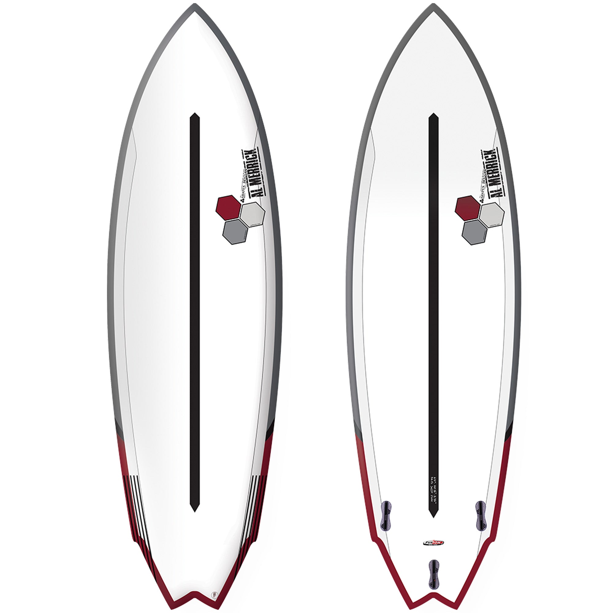 Channel Islands Twin Fin Fusion Dual-Core 5'8 Surfboard - FCS II