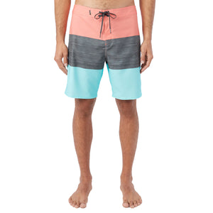 O'Neill Hyperfreak Heat Block 19" Men's Boardshorts - Coral