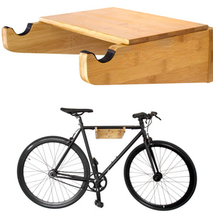 Cor Surf Bamboo Bike Shelf Wall Rack