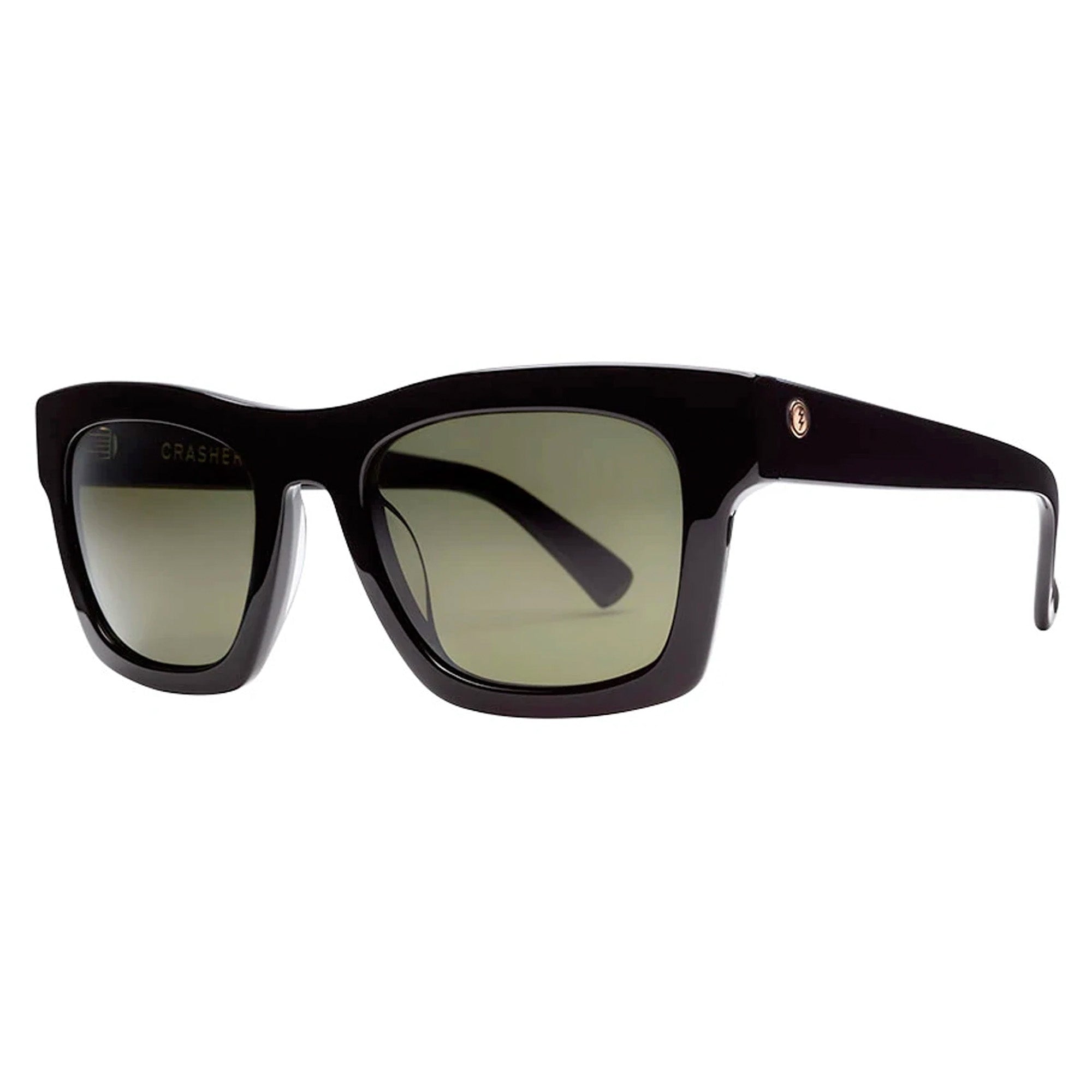 Electric Crasher 53 Women's Sunglasses - Gloss Black/Grey Polarized