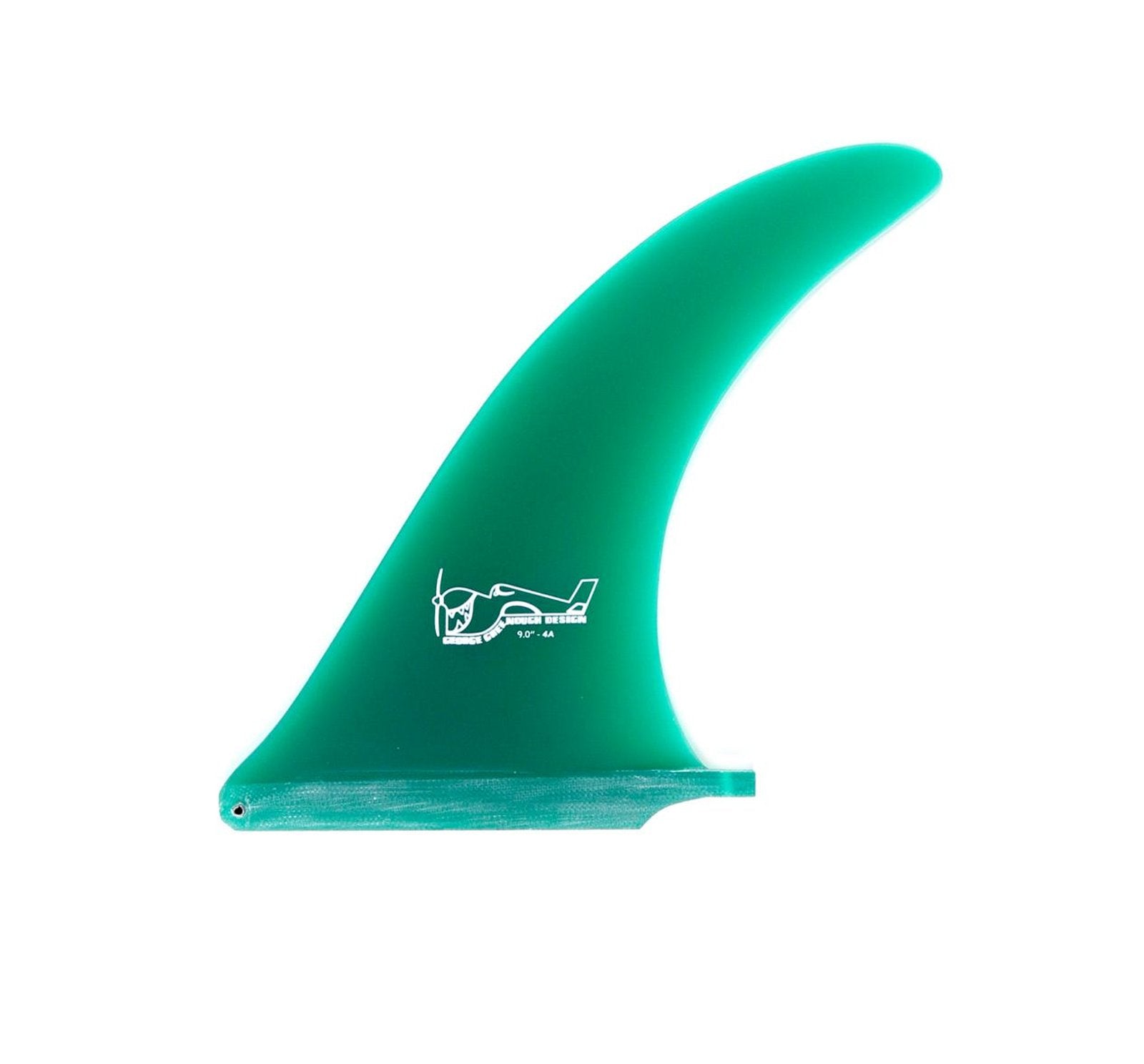 True Ames Greenough 4-A Longboard Fin - 10"/Green