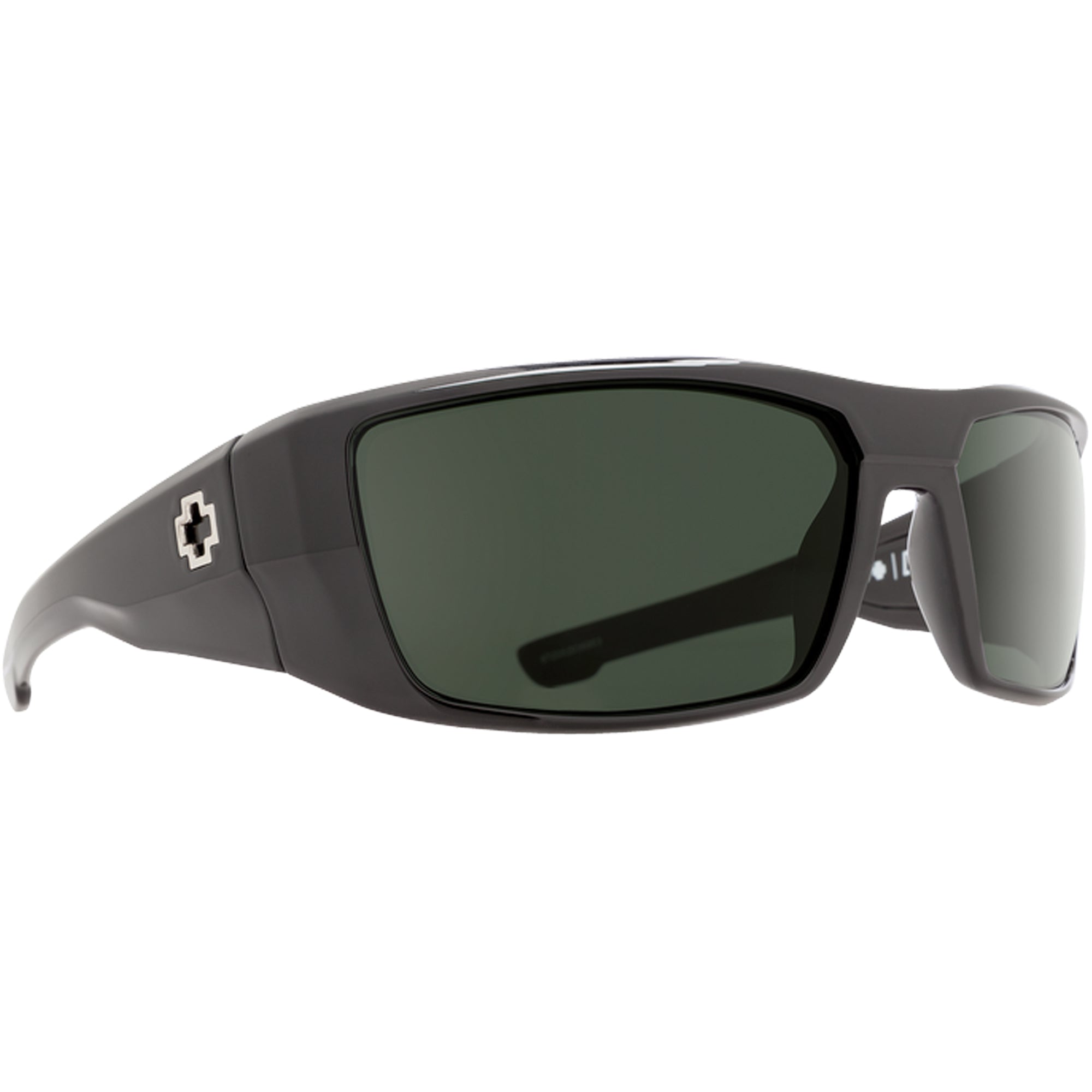 Spy Dirk Men's Sunglasses - Black/Happy Grey Green Polarized