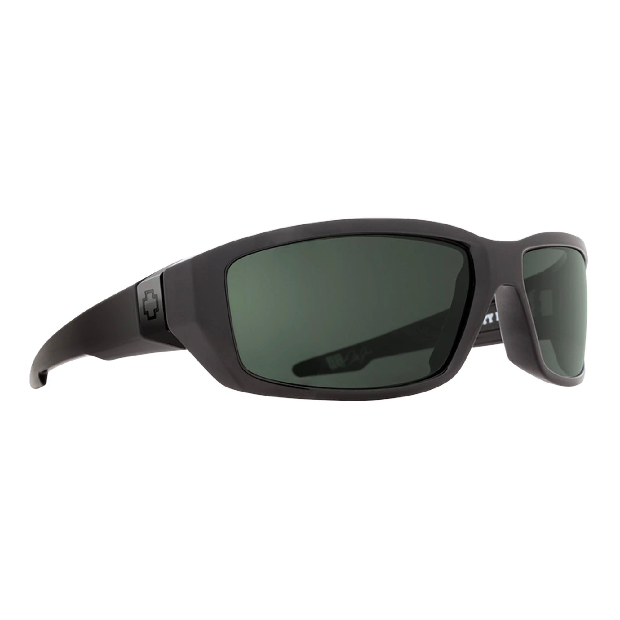 Spy Dirty Mo Men's Polarized Sunglasses - Matte Black/Happy Gray Green Polarized