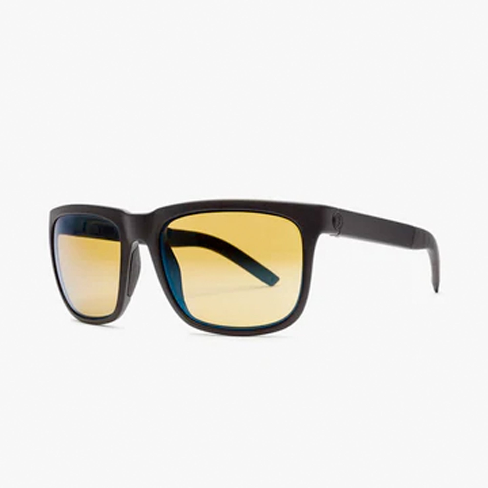 Electric XL Sport Men's Pro Sunglasses - Matte Black/Yellow Polarized