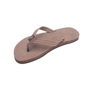 Rainbow Premier Leather Narrow Youth Boy's Sandals - Expresso