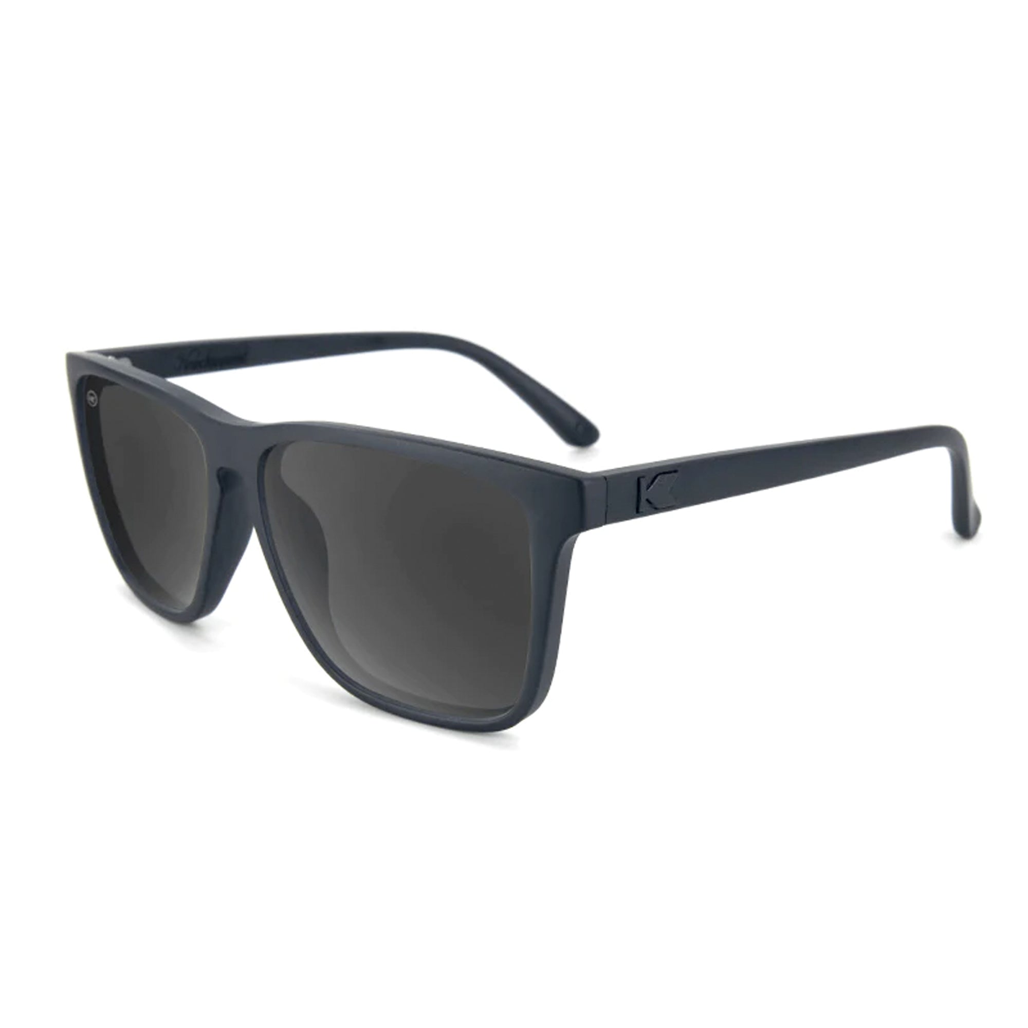 Knockaround Fast Lanes Men's Sunglasses - Black/Smoke Polarized