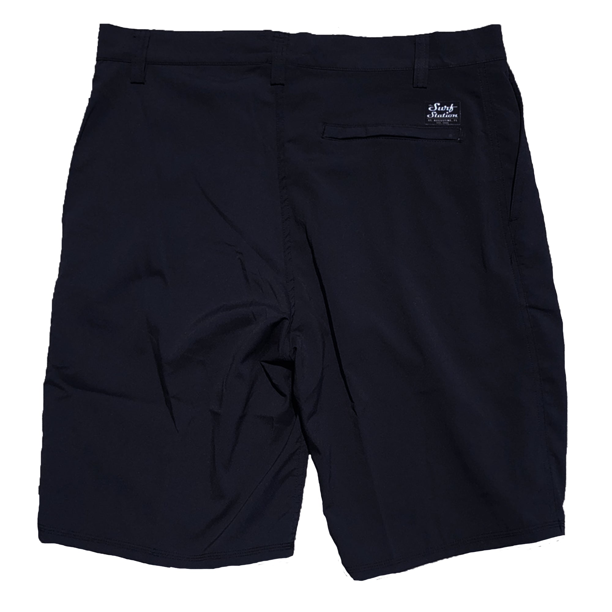 Surf Station Franklin Men's Hybrid Walkshorts - Black