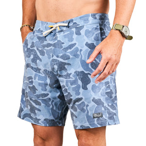 Marsh Wear Freeman Men's Boardshorts - Blue Camo