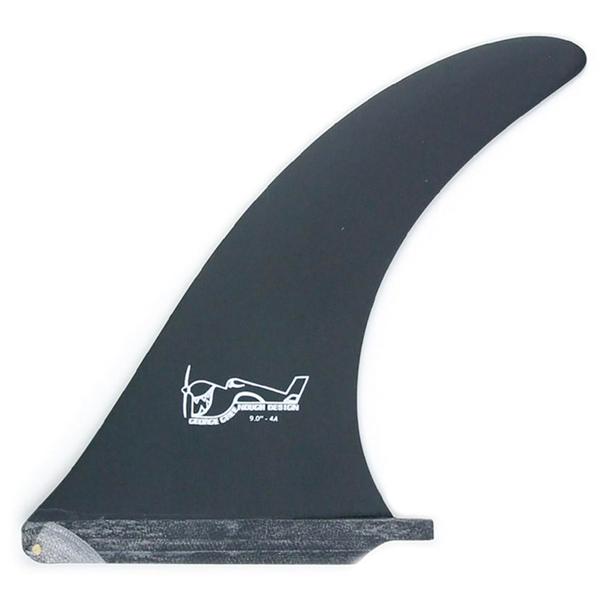 True Ames Greenough 4-A 9" Longboard Fin - Black