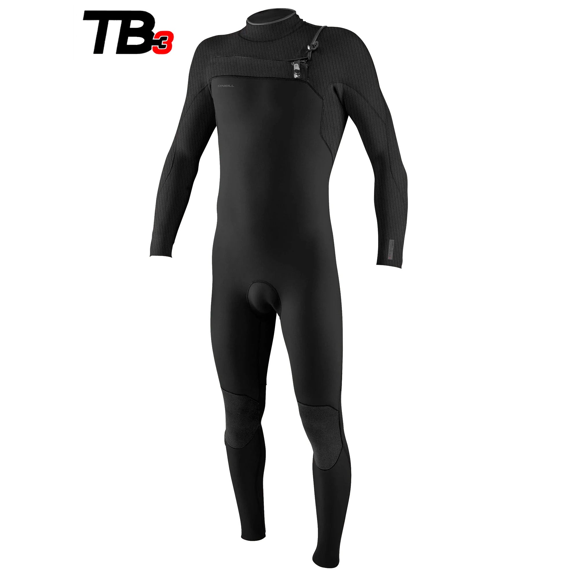 O'Neill Hyperfreak TB3 3/2+ mm Men's Chest Zip Wetsuit - Black