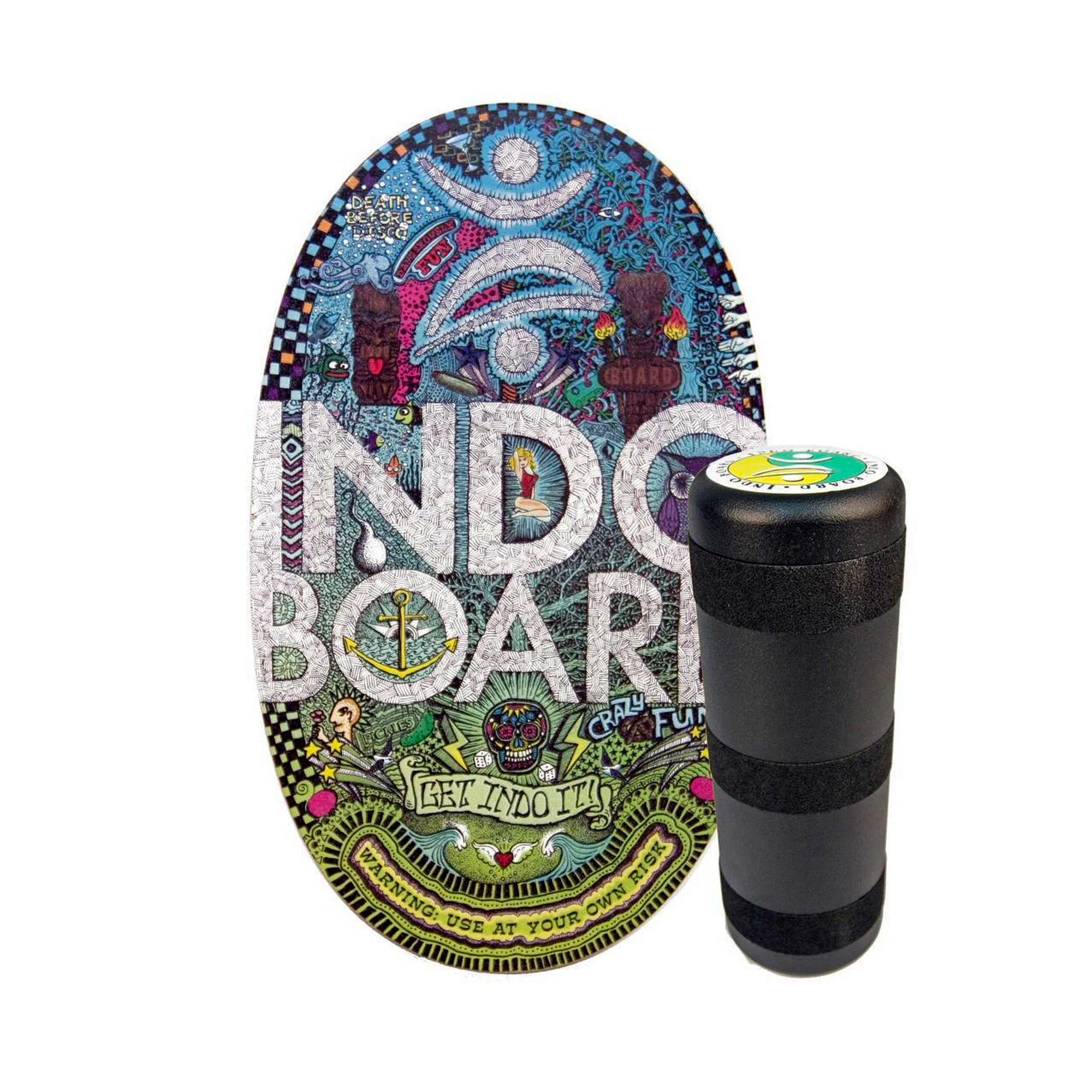 Indo Board Original Deck and Roller Kit - Doodles