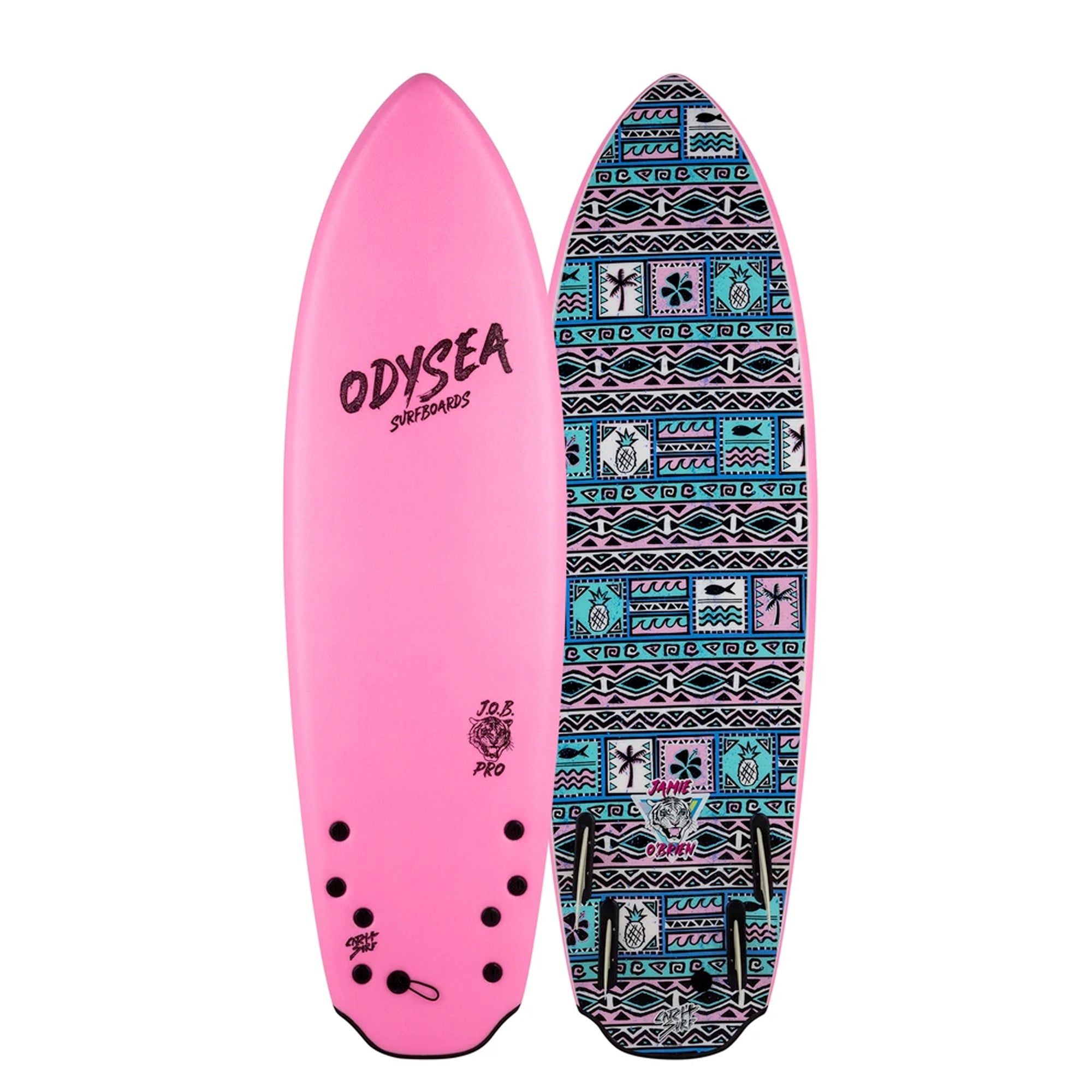 Catch Surf Odysea JOB Pro Quad 5'8 Soft Surfboard - Pink