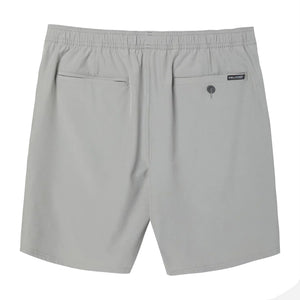 O'Neill Reserve Heather Elastic Waist 18" Men's Hybrid Walkshorts - Grey