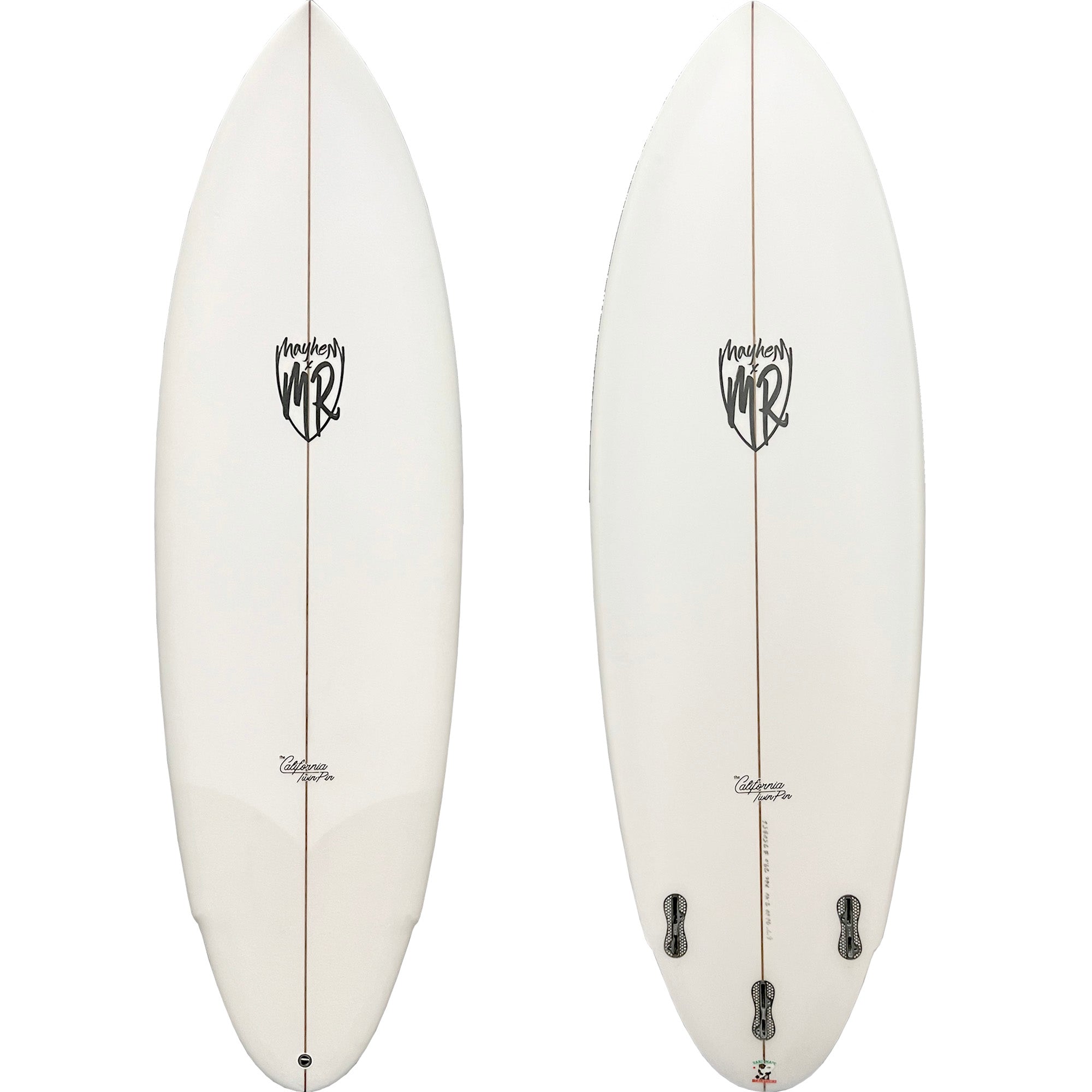 Lost MR California Twin Pin Surfboard - FCS II