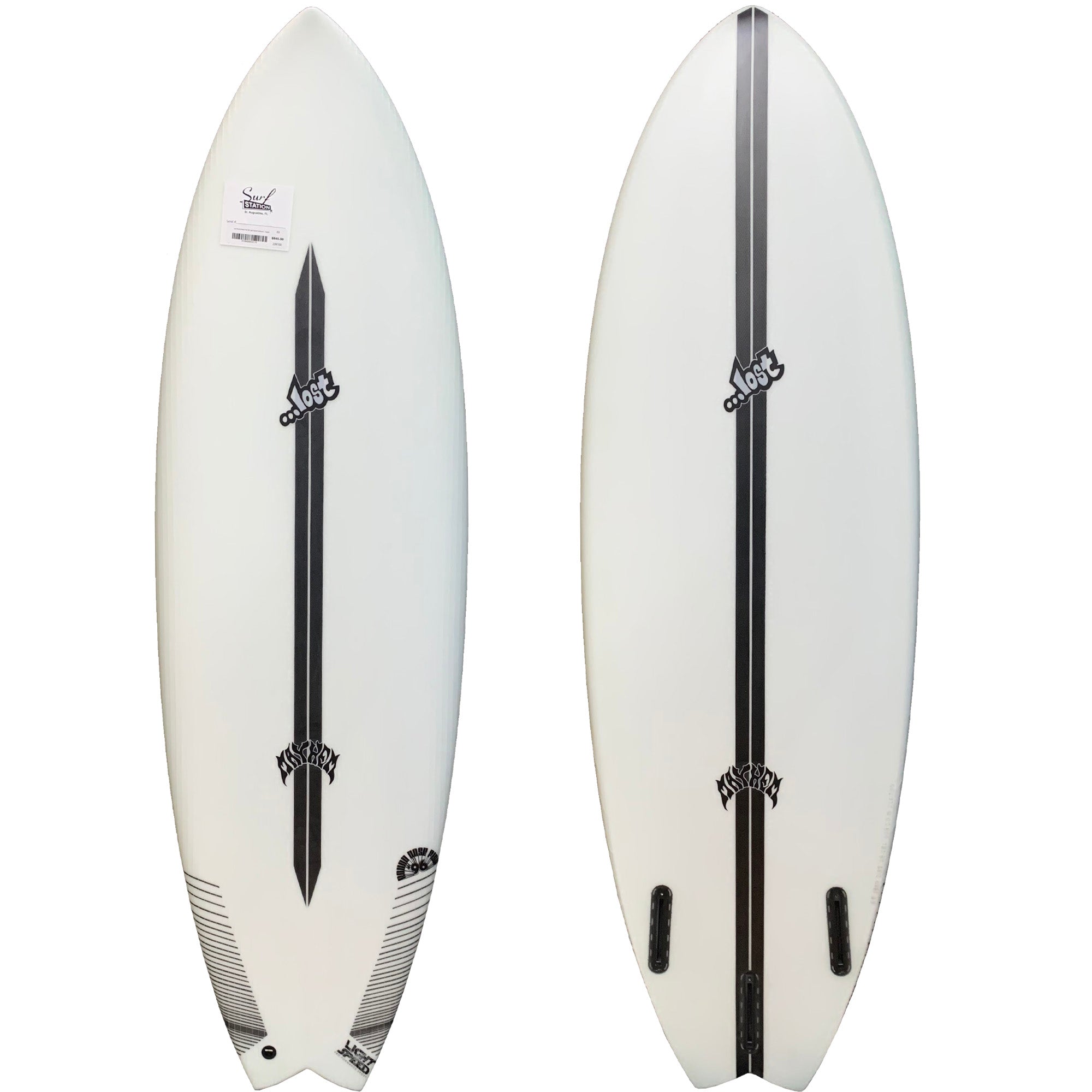 Lost Round Nose Fish '96 Light Speed Surfboard - Futures