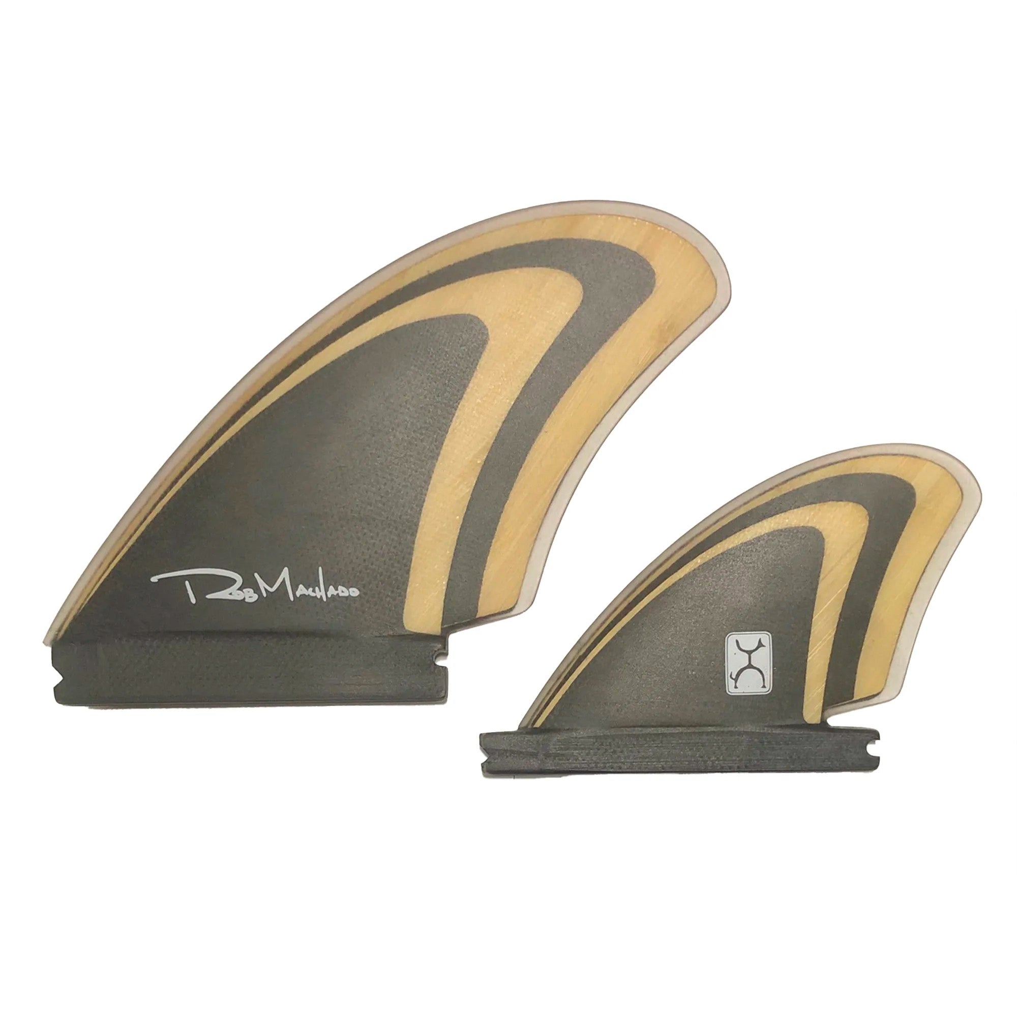 Firewire Machado Seaside Futures Quad Surfboard Fins - Bamboo/Black