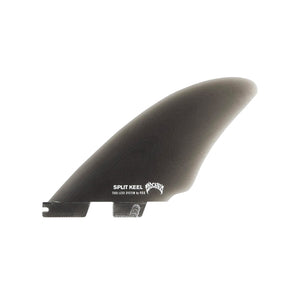 FCS II Lost MB Performance Glass Split Keel Quad Surfboard Fins - Smoke