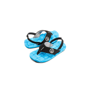 Volcom Recliner Little Youth Toddler Boy's Sandals - Blue