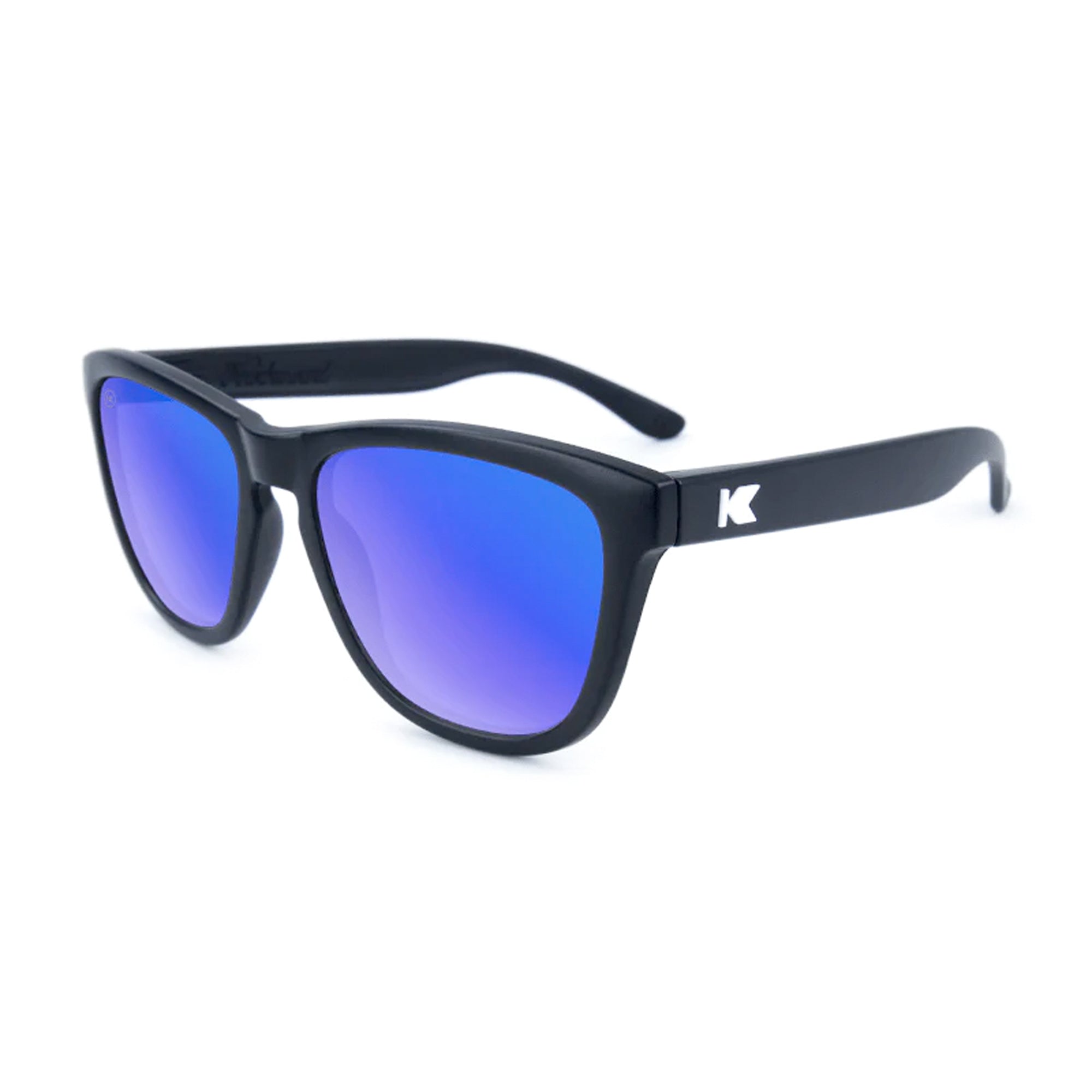 Knockaround Premiums Men's Sunglasses - Black/Moonshine Polarized