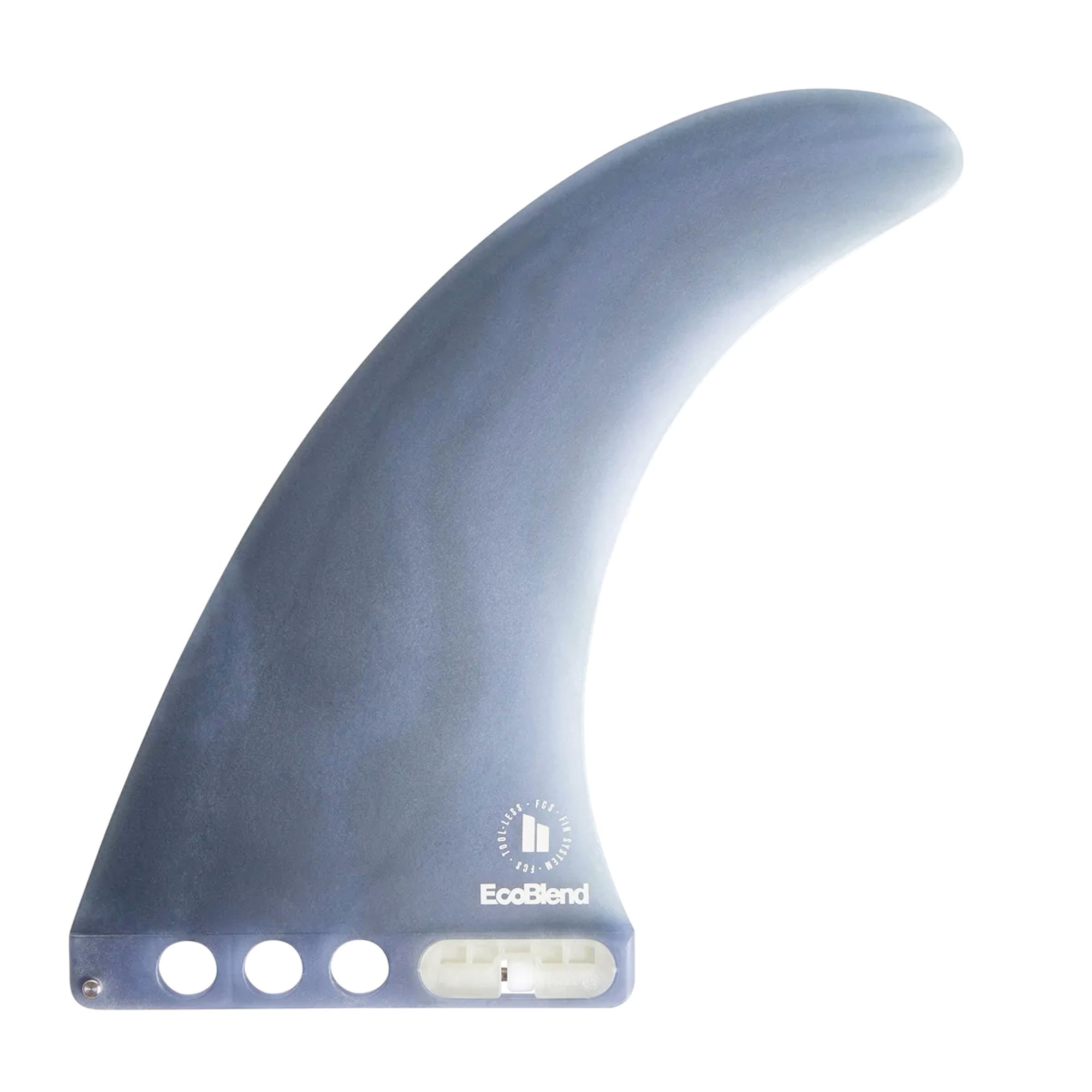 FCS II Connect Neo ECO Glass 8" Longboard Surfboard Fin - Dusty Blue