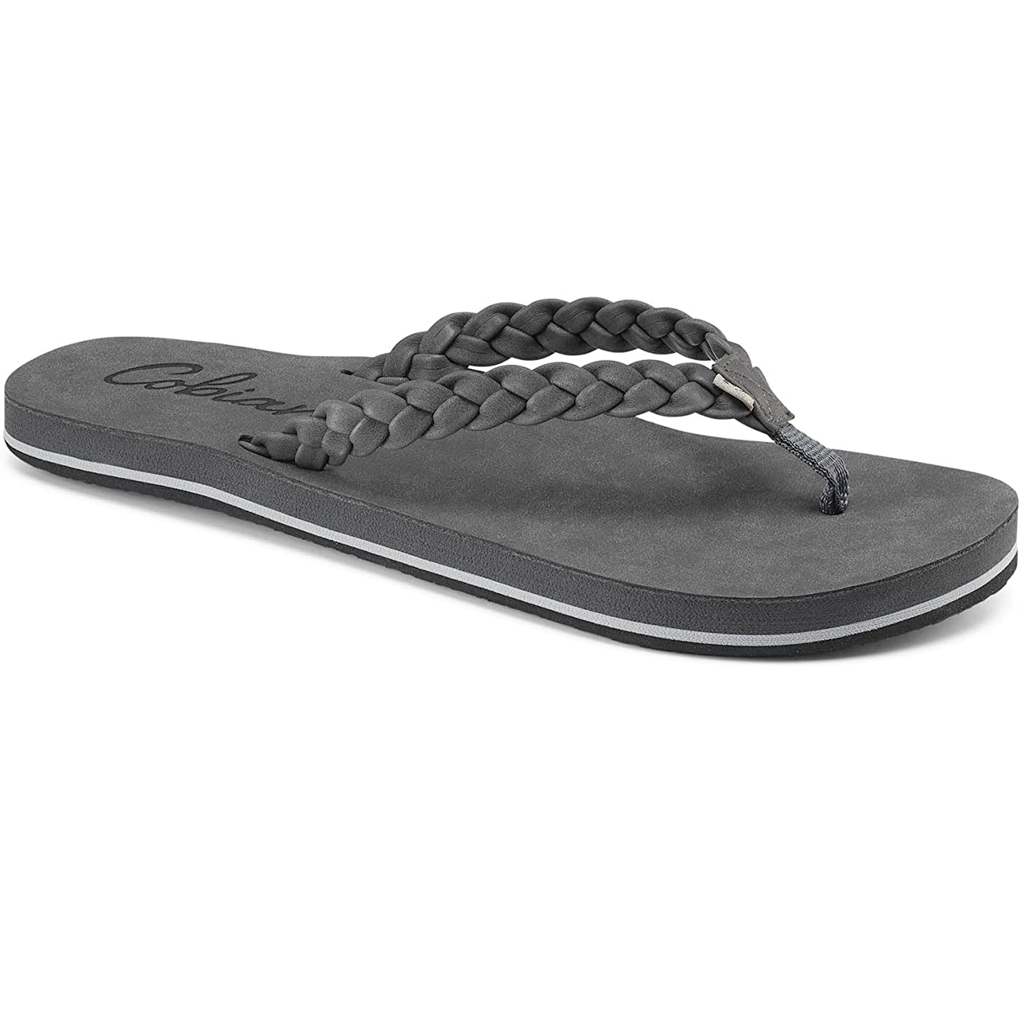 Cobian Braided Pacifica Women's Sandals - Charcoal