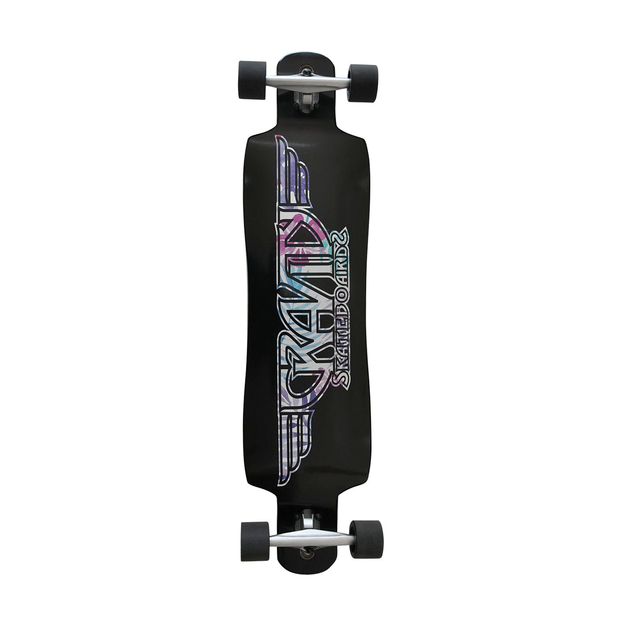 Gravity Paradise Plain 41" Complete Skateboard - Black