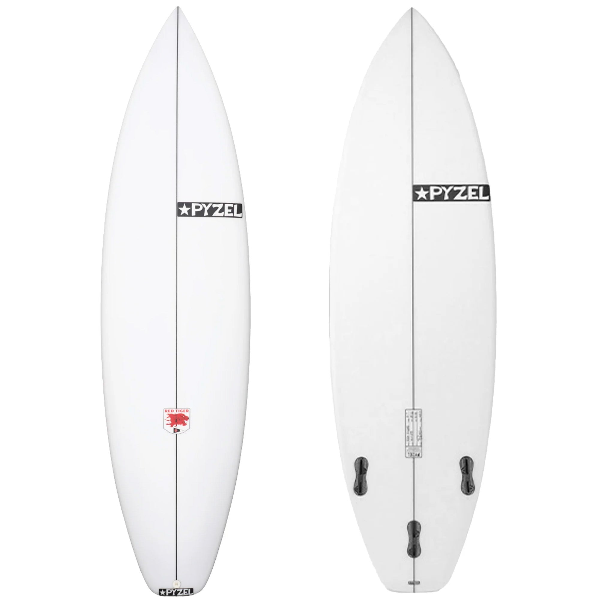 Pyzel Red Tiger 5'8 Surfboard - FCS II