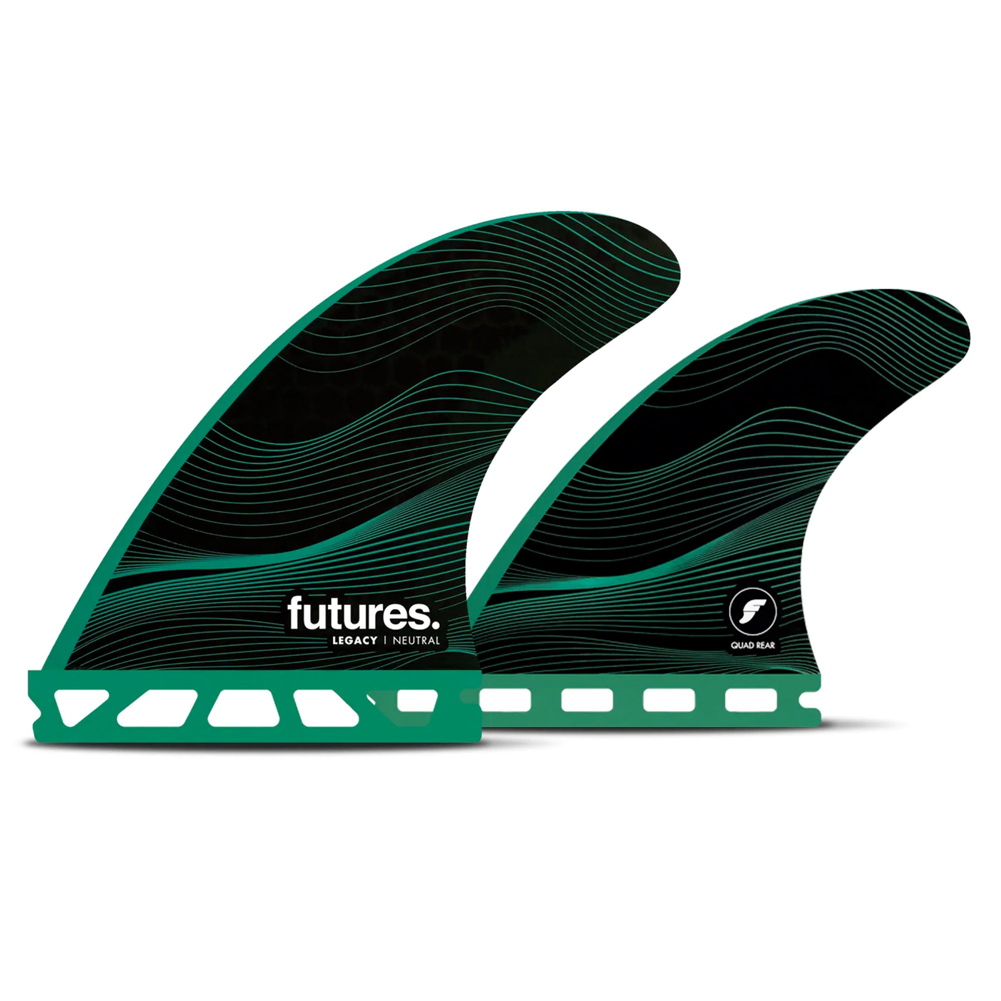 Futures F6 Honeycomb Medium Quad Fin Set