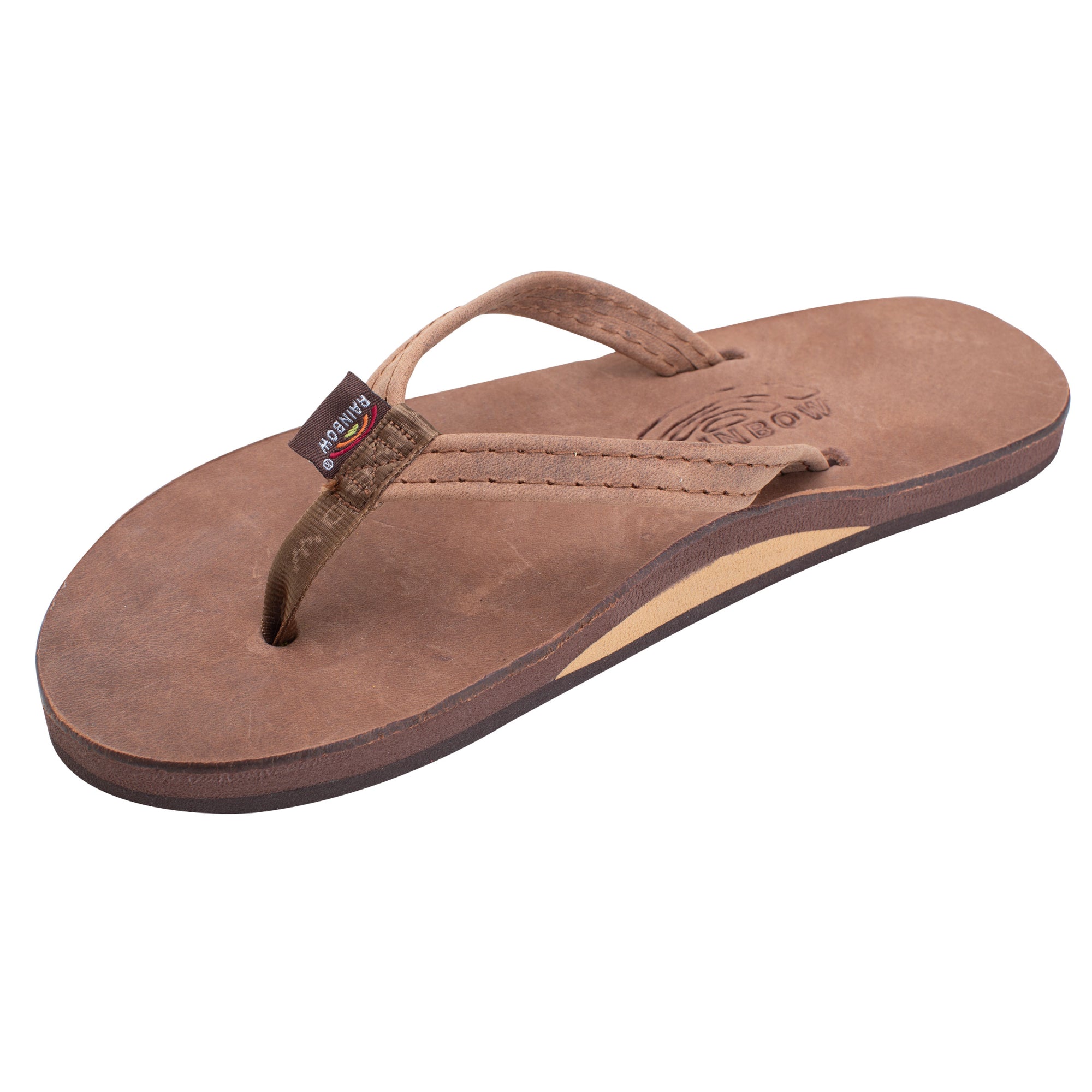 Rainbow Single Luxury Narrow Women's Sandals - Nogales Wood