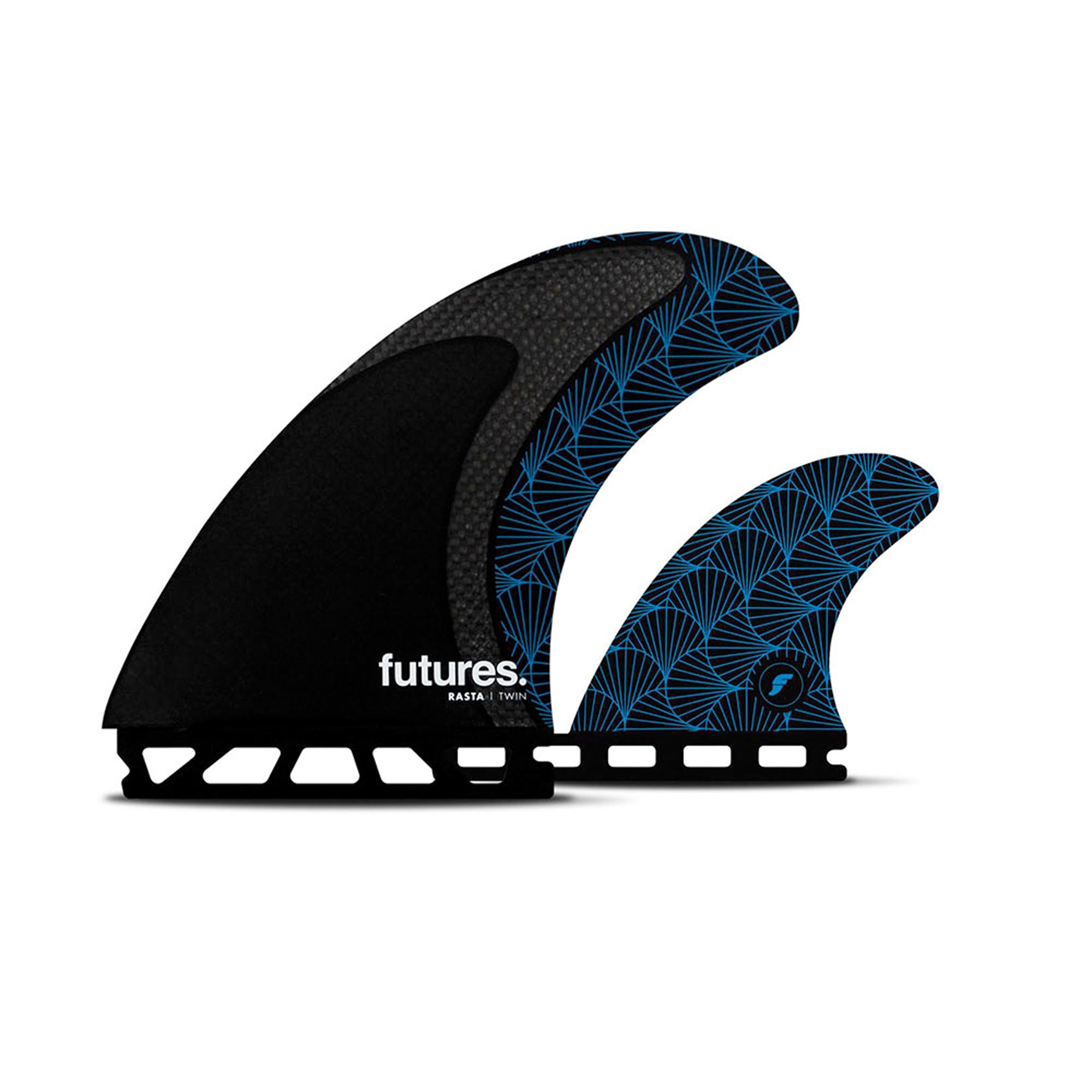 Futures Rasta 2+1 Surfboard Fins - Blue