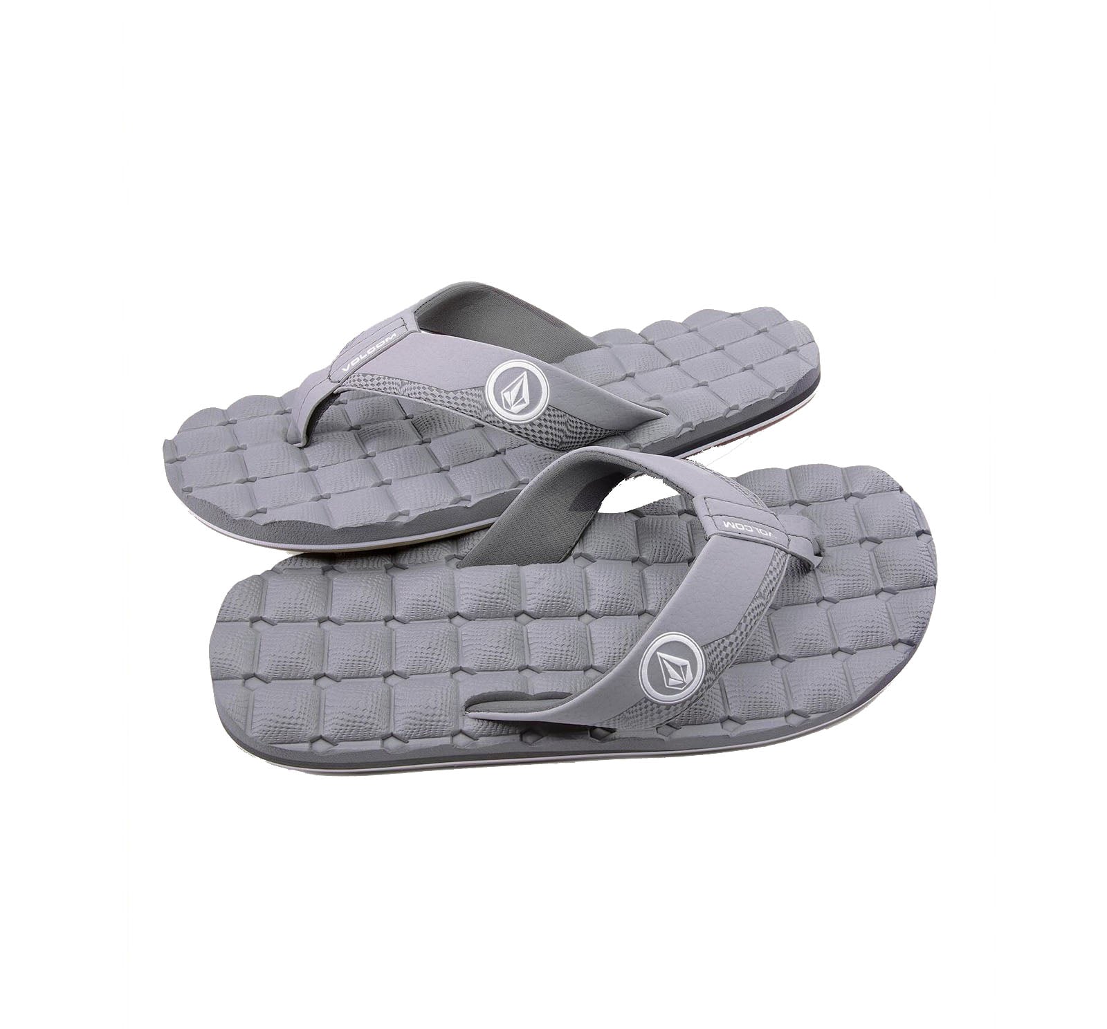 Volcom Recliner Men's Sandals - Light Grey