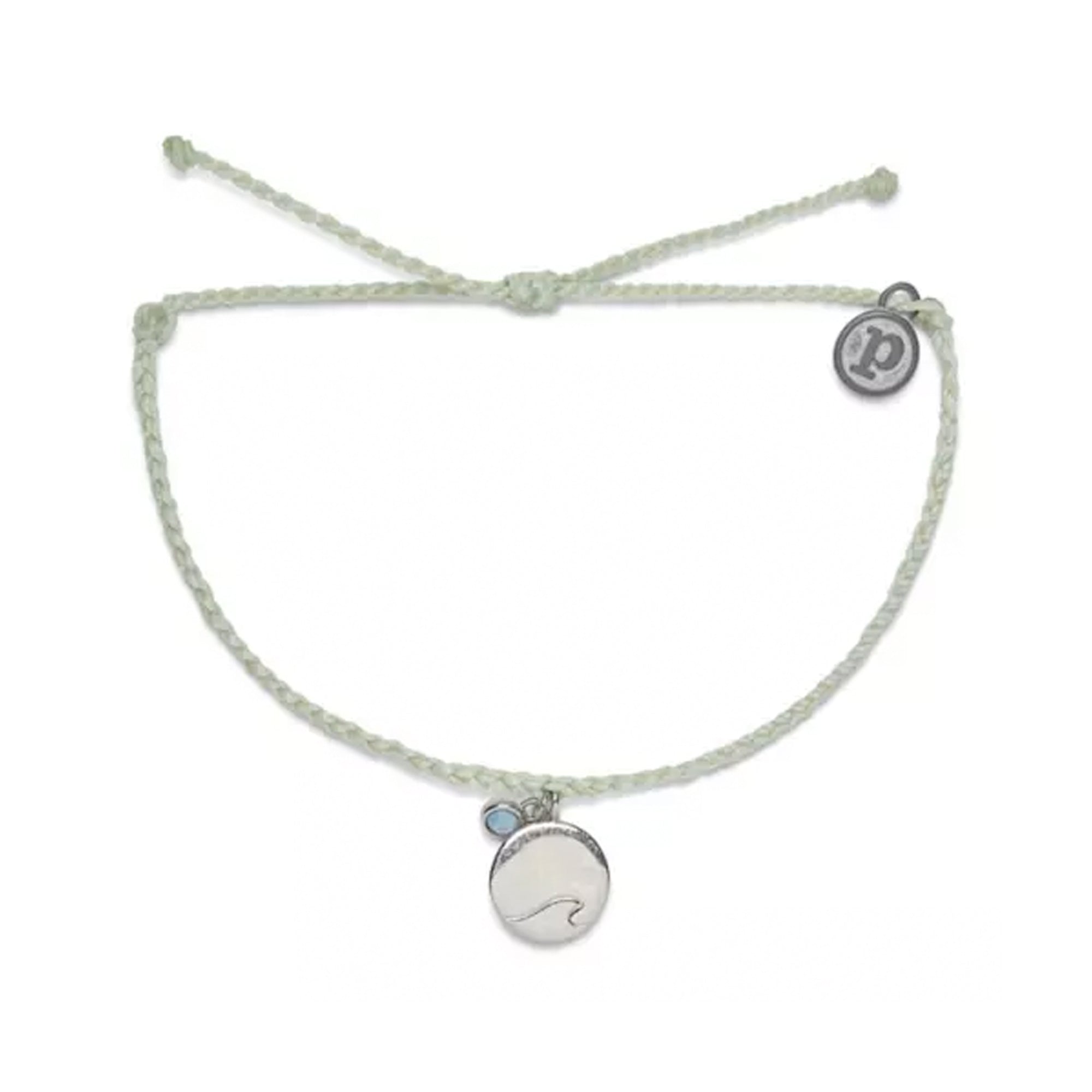 Pura Vida Ride The Wave Silver Charm Bracelet