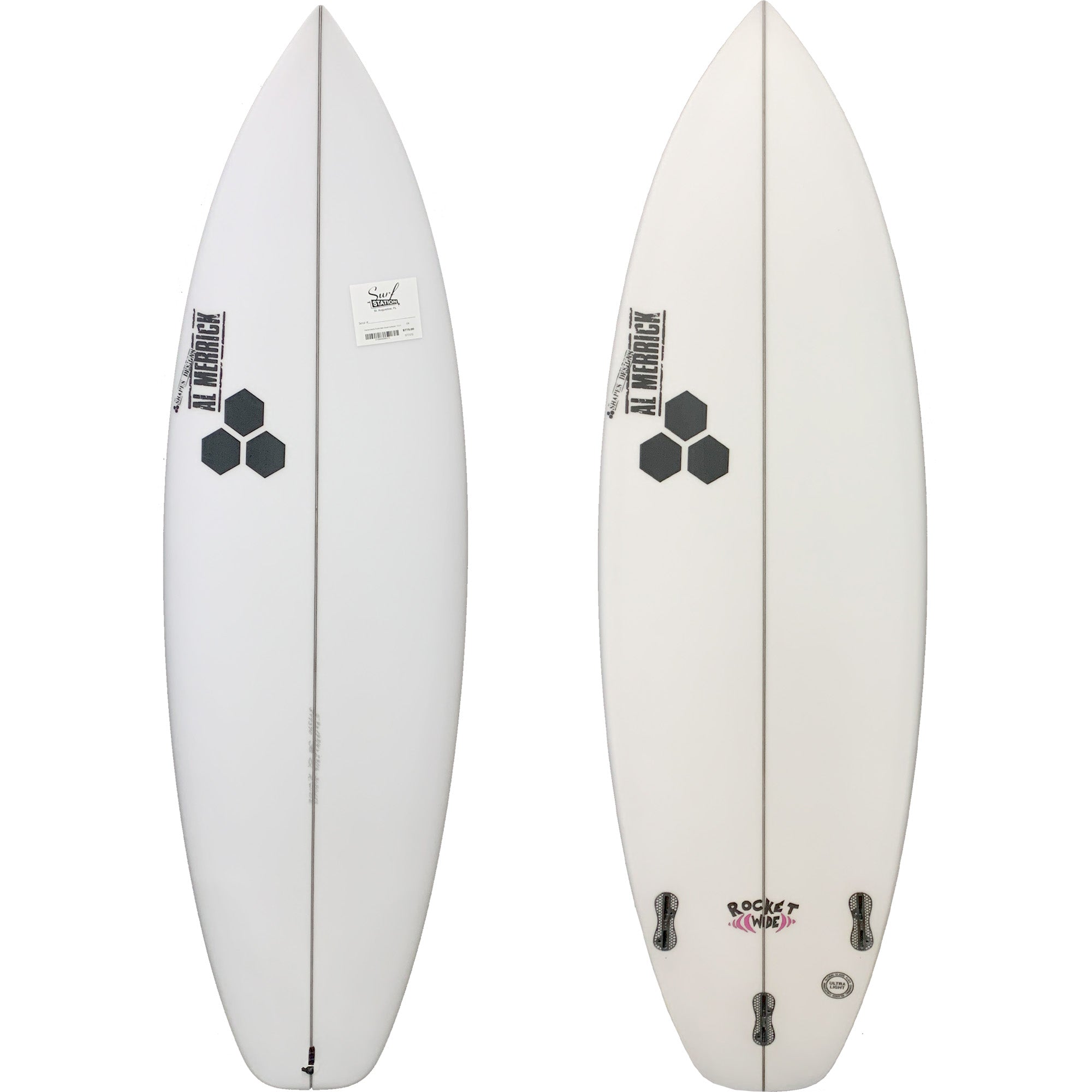 Channel Islands Rocket Wide Squash Surfboard - FCS II