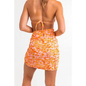 Rhythm Evangeline Floral Women's Sarong - Orange