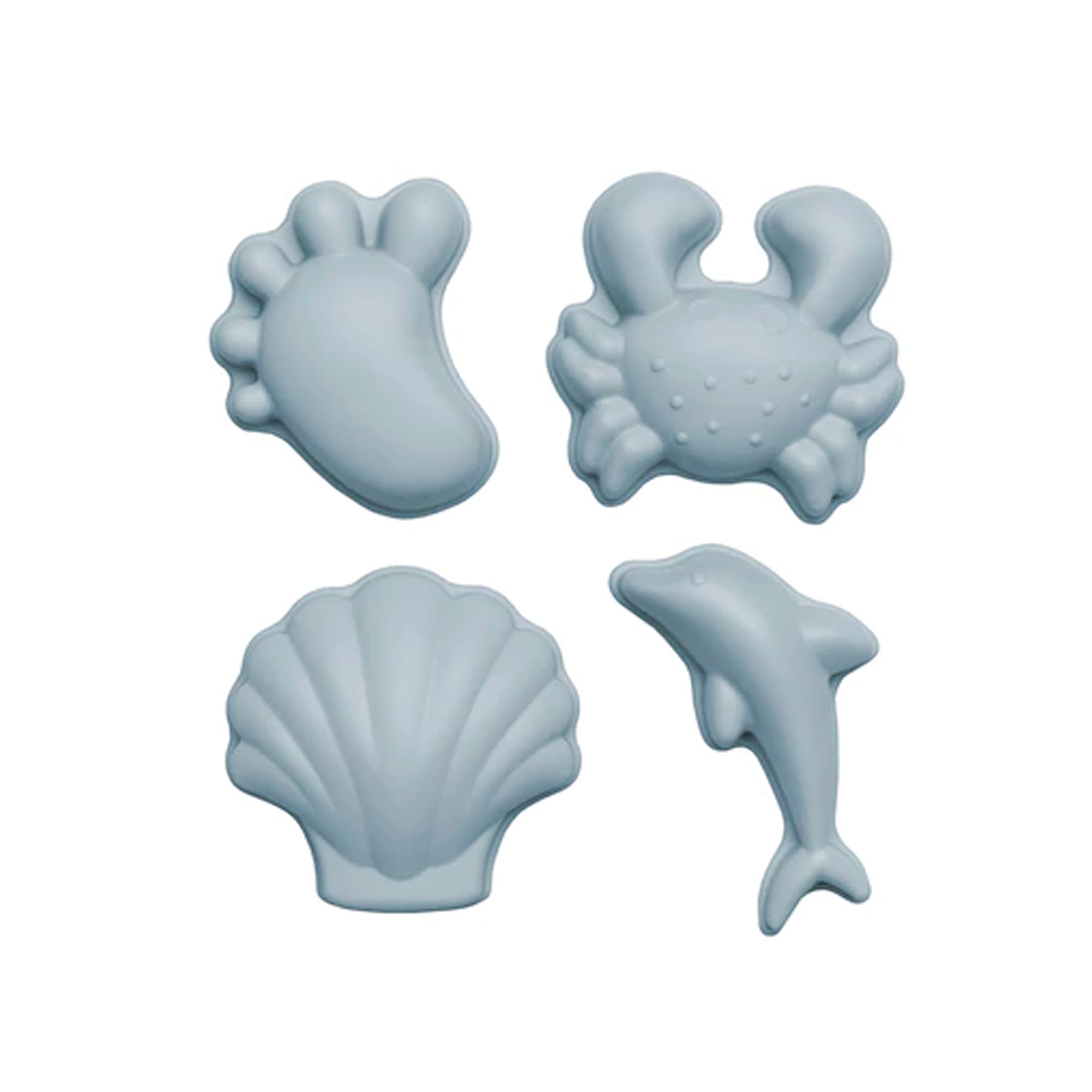 Scrunch Sand Moulds 4/pc Set