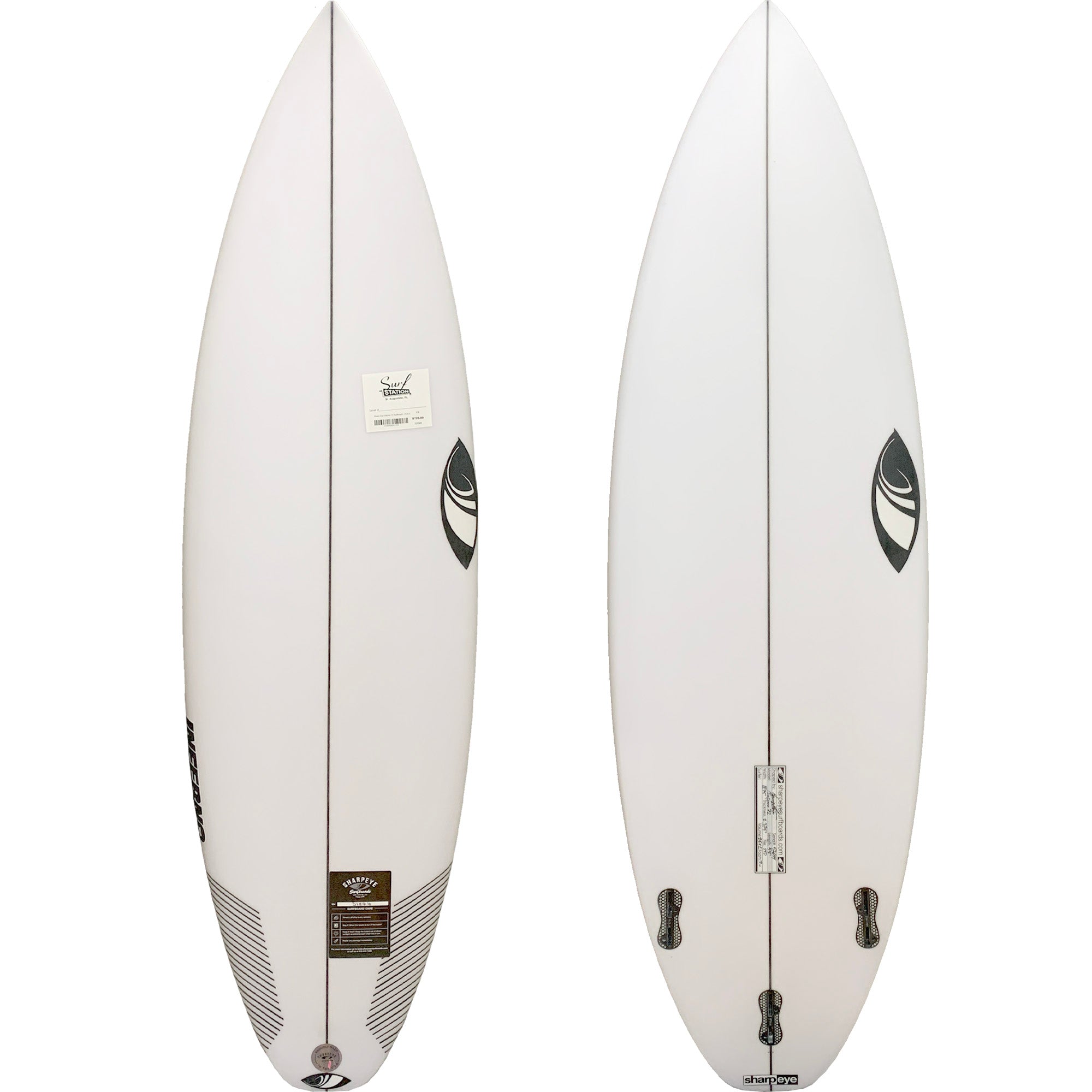 Sharp Eye Inferno 72 6'1 Surfboard - FCS II