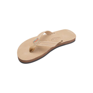 Rainbow Premier Leather Narrow Youth Boy's Sandals - Sierra Brown