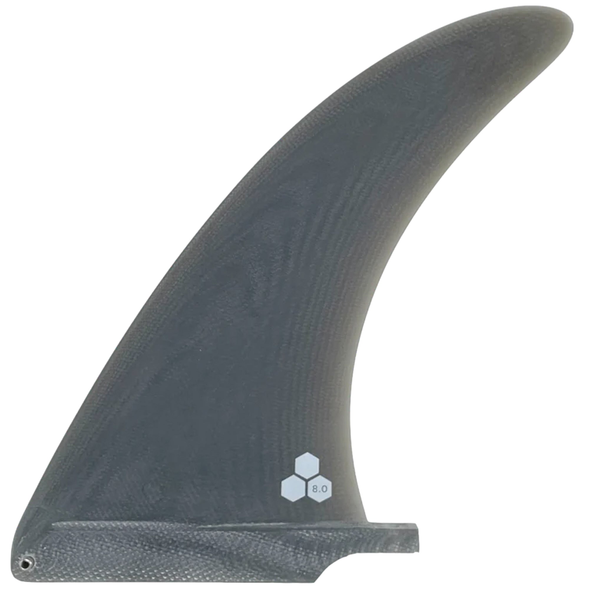 Channel Islands True Ames Spicy 8.5" Longboard Fin - Smoke