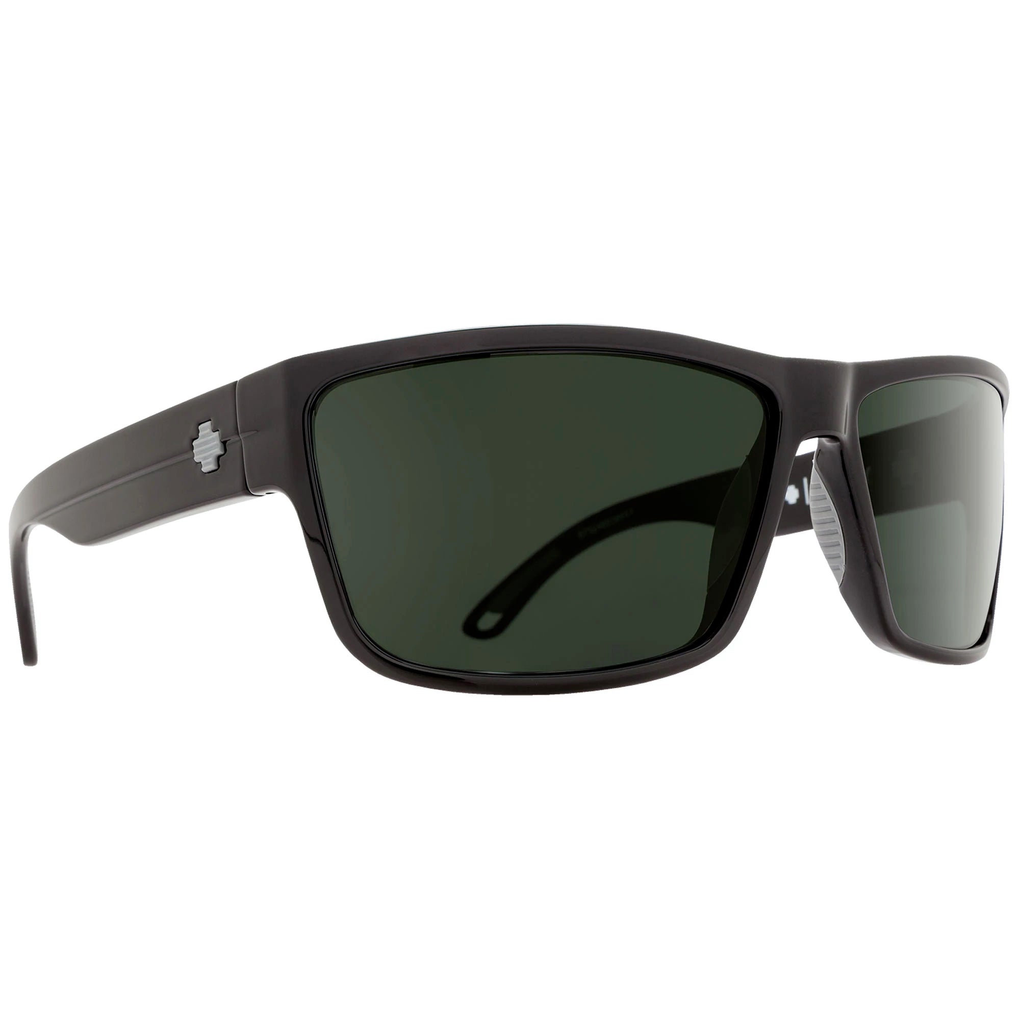 Spy Rocky Men's Sunglasses - Matte Black/HD+ Gray Green