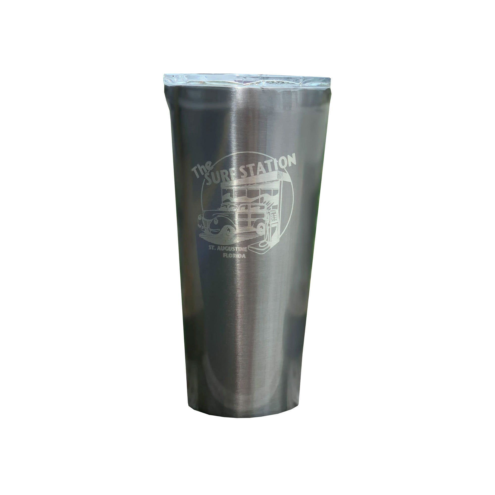 Surf Station Tumbler 16oz Cup - Gunmetal